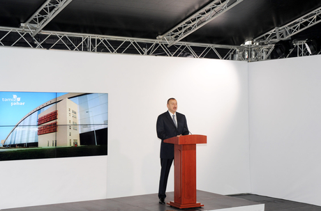Prezident İlham Əliyev: Balaxanıda bərk məişət tullantılarının yandırılması zavodunun istifadəyə verilməsi dövlətin sosial siyasətini açıq-aydın göstərir (FOTO)