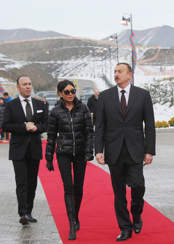 Azərbaycan Prezidenti və xanımı Qusarda “Zirvə” otelinin açılışında iştirak ediblər (FOTO)