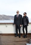 Prezident İlham Əliyev və xanımı Qusarda “Qaya” otelinin açılışında iştirak ediblər (FOTO)