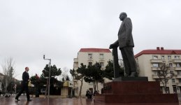 Azərbaycan Prezidenti və xanımı Sumqayıt şəhərinə gəliblər (FOTO)