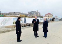 Prezident İlham Əliyev Bakıda məscid kompleksində inşaat işlərinin gedişi ilə tanış olub (FOTO)