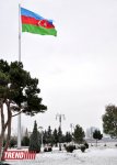 Bəyaza bürünmüş Bakı (FOTO)