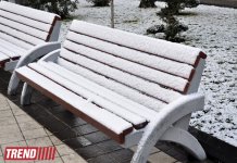 Bəyaza bürünmüş Bakı (FOTO)
