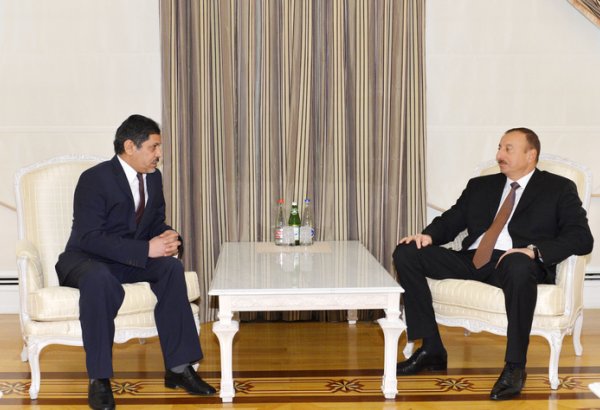 İlham Əliyev Səudiyyə Ərəbistanının ölkəmizdəki səfirini diplomatik fəaliyyətinin başa çatması ilə əlaqədar qəbul edib