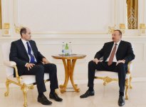 Prezident İlham Əliyevin Sloveniyanın Baş naziri ilə görüşü olub