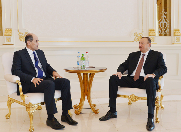 Prezident İlham Əliyevin Sloveniyanın Baş naziri ilə görüşü olub