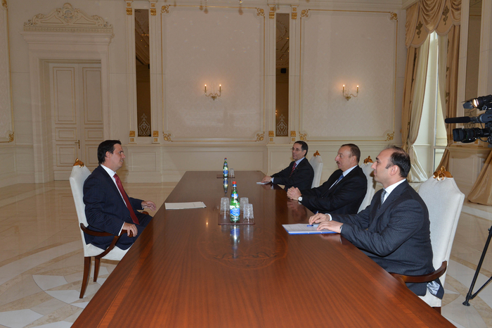 Prezident İlham Əliyev Uruqvay Prezidentinin xüsusi elçisini qəbul edib
