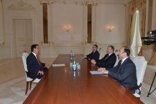 Prezident İlham Əliyev Uruqvay Prezidentinin xüsusi elçisini qəbul edib