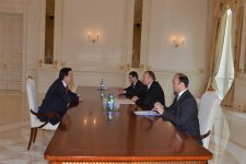 Prezident İlham Əliyev Uruqvay Prezidentinin xüsusi elçisini qəbul edib