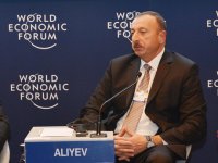 Prezident İlham Əliyev Davosda Dünya İqtisadi Forumunun “Mərkəzi Asiya üçün yeni üfüqlər” mövzusunda sessiyasında iştirak edib (FOTO)