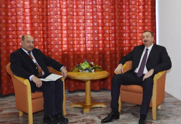İlham Əliyev Avropa Yenidənqurma və İnkişaf Bankının prezidenti ilə görüşüb