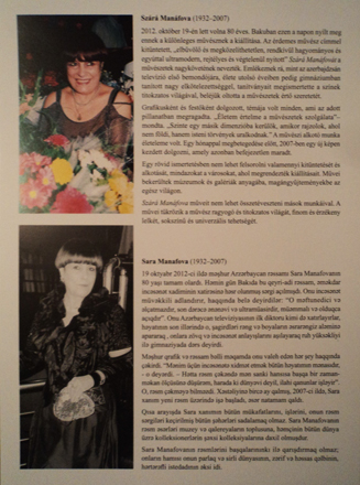 Macarıstanda rəssam Sara Manafovanın rəsmlərindən ibarət təqvim nəşr olunub (FOTO)