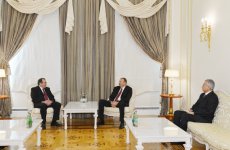 İlham Əliyev Beynəlxalq İdman Atıcılığı Federasiyasının baş katibini qəbul edib