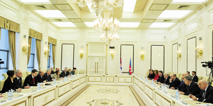 Azərbaycan və Serbiya parlamentlərinin əməkdaşlığı müzakirə olunub (FOTO)