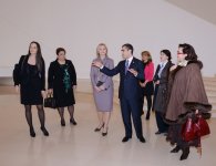 Serbiya Prezidentinin xanımı Heydər Əliyev Mərkəzində olub (FOTO)