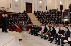 İlham Əliyev AMEA prezidenti Mahmud Kərimovla vida mərasimində iştirak edib (ƏLAVƏ OLUNUB) (FOTO)