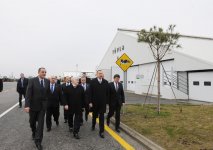 Prezident İlham Əliyev Qəbələ heyvandarlıq-südçülük kompleksinin açılışında iştirak edib (FOTO)