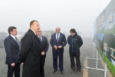 İlham Əliyev Qəbələ "Tufan" Dağ-Xizək Yay-Qış İstirahət Kompleksinin tikintisi ilə tanış olub (FOTO)