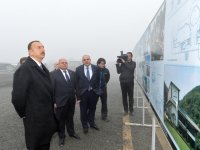 İlham Əliyev Qəbələ "Tufan" Dağ-Xizək Yay-Qış İstirahət Kompleksinin tikintisi ilə tanış olub (FOTO)