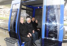 İlham Əliyev Qəbələ "Tufan" Dağ-Xizək Yay-Qış İstirahət Kompleksinin tikintisi ilə tanış olub (FOTO)