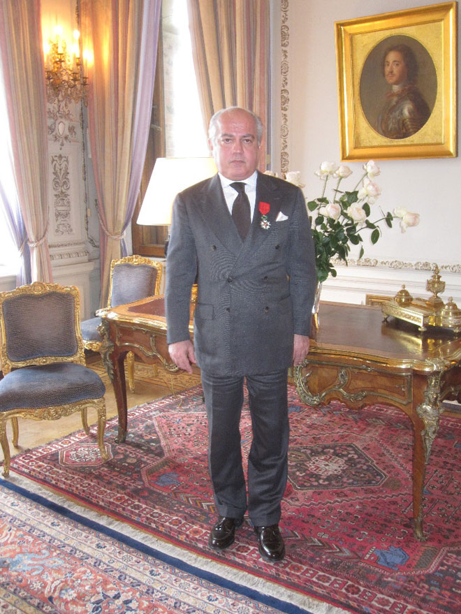 Bakı Nobel İrsi Fondunun sədri Fransanın ali mükafatı ilə təltif olunub (FOTO)
