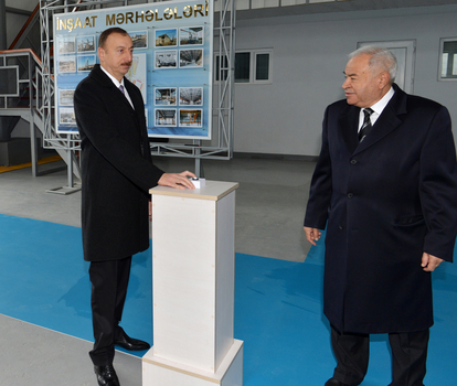 Prezident İlham Əliyev Dövlət Xəzər Dəniz Gəmiçiliyinin yeni inşa olunmuş gəmiqayırma müəssisəsinin açılışında iştirak edib (FOTO)