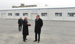 Prezident İlham Əliyev Dövlət Xəzər Dəniz Gəmiçiliyinin yeni inşa olunmuş gəmiqayırma müəssisəsinin açılışında iştirak edib (FOTO)