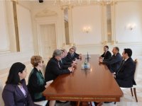 İlham Əliyev Avstriyanın Milli Şurasının ikinci prezidentinin başçılıq etdiyi nümayəndə heyətini qəbul edib