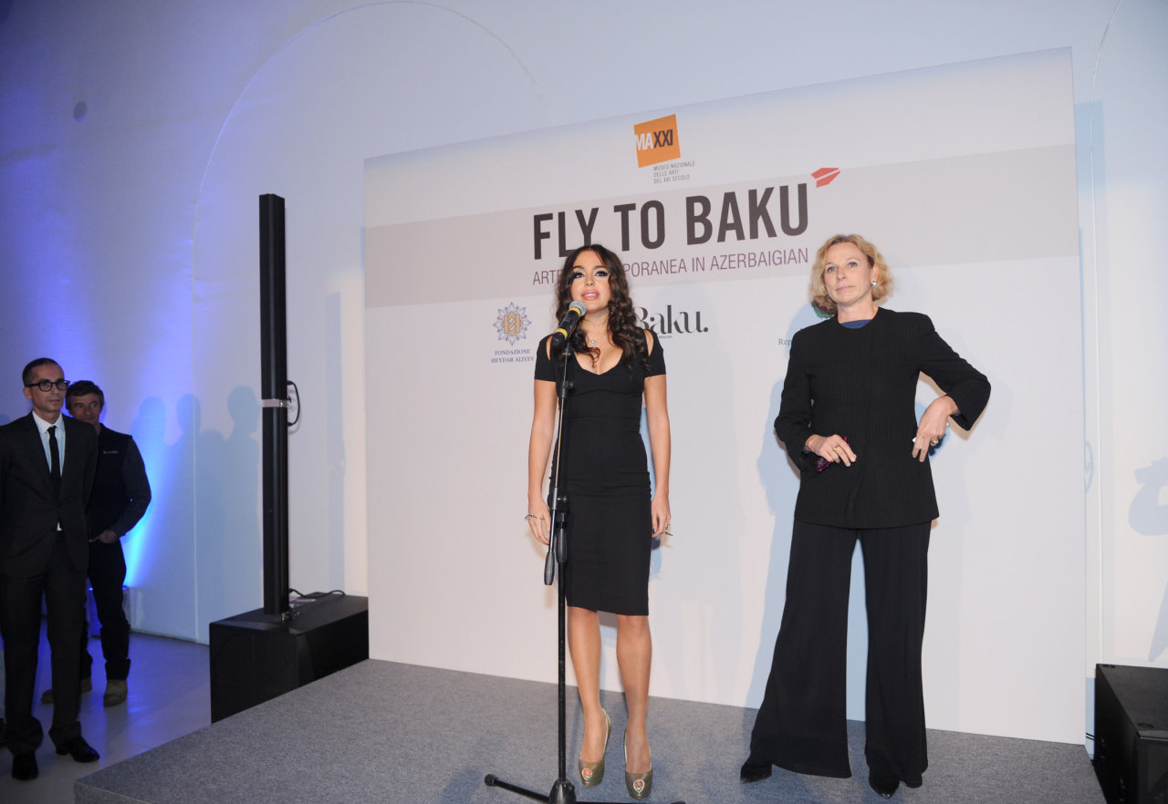 Mehriban Əliyeva Romada “Bakıya uçuş: Müasir Azərbaycan incəsənəti” sərgisinin açılışında iştirak edib (FOTO)