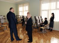 Prezident İlham Əliyev Azərbaycan Dövlət Rəssamlıq Akademiyasının yeni korpusunda yaradılan şəraitlə tanış olub (FOTO)