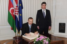 İlham Əliyev Xorvatiyanın Baş naziri Zoran Milanoviç ilə görüşüb (FOTO)