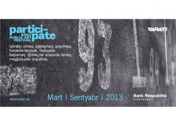 Yarat! "PARTICIPATE" Baku Public Art layihəsini təqdim edir