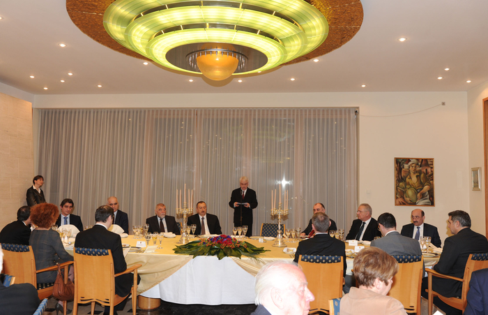 Xorvatiyada Prezident İlham Əliyevin şərəfinə rəsmi ziyafət verilib (FOTO)