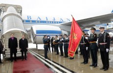 Prezident İlham Əliyevin Monteneqro Respublikasına rəsmi səfəri başlayıb  (FOTO)
