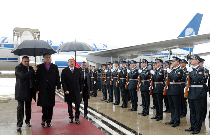 Prezident İlham Əliyevin Monteneqro Respublikasına rəsmi səfəri başlayıb  (FOTO)