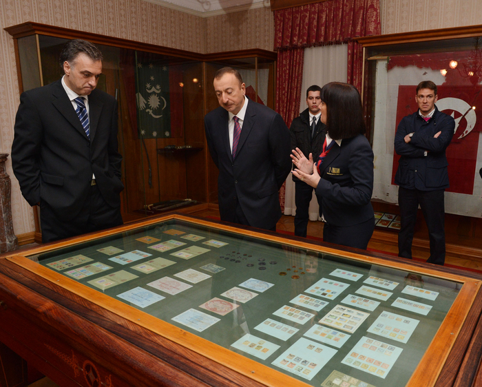 Prezident İlham Əliyev Çetinye şəhərindəki Kral Nikolay Sarayında olub (FOTO)