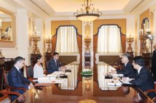 Azərbaycanın birinci xanımı Mehriban Əliyeva bir sıra görüşlər keçirib (FOTO)