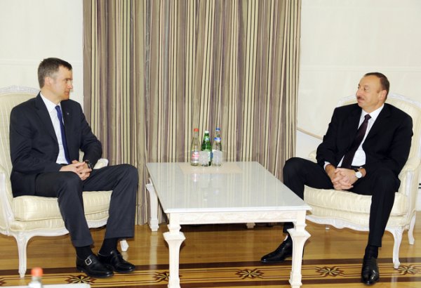 İlham Əliyev "Statoil" şirkətinin baş icraçı direktorunu qəbul edib