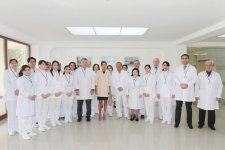 Azərbaycanın birinci xanımı Mehriban Əliyeva Birləşmiş Şəhər Xəstəxanası və körpələr evi-uşaq bağçalarında yaradılmış şəraitlə tanış olub (ƏLAVƏ OLUNUB) (FOTO)