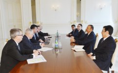 İlham Əliyev Slovakiya nümayəndə heyətini qəbul edib
