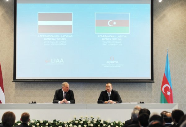 Bakıda Azərbaycan-Latviya biznes forumu keçirilib (FOTO)