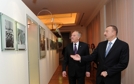 Latviya Prezidenti Heydər Əliyev Fondu ilə tanış olub (FOTO)