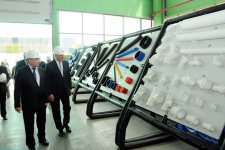 Latviya Prezidenti Sumqayıt Texnologiyalar Parkında olub (FOTO)