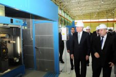 Latviya Prezidenti Sumqayıt Texnologiyalar Parkında olub (FOTO)