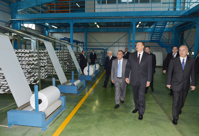 Prezident İlham Əliyev bir sıra istehsal zavodlarının açılışında iştirak edib  (FOTO)