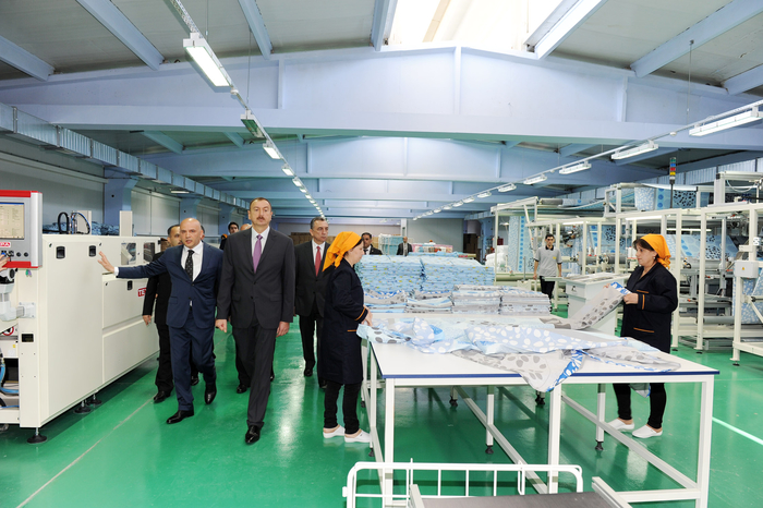 İlham Əliyev Sumqayıtda "Gilan" Tekstil Parkının açılışında iştirak edib (ƏLAVƏ OLUNUB) (FOTO)