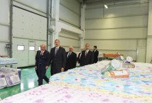 İlham Əliyev Sumqayıtda "Gilan" Tekstil Parkının açılışında iştirak edib (ƏLAVƏ OLUNUB) (FOTO)
