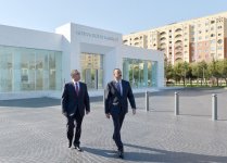 İlham Əliyev Sumqayıtda Heydər Əliyev Mərkəzinin açılışında iştirak edib (FOTO)