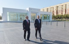 İlham Əliyev Sumqayıtda Heydər Əliyev Mərkəzinin açılışında iştirak edib (FOTO)
