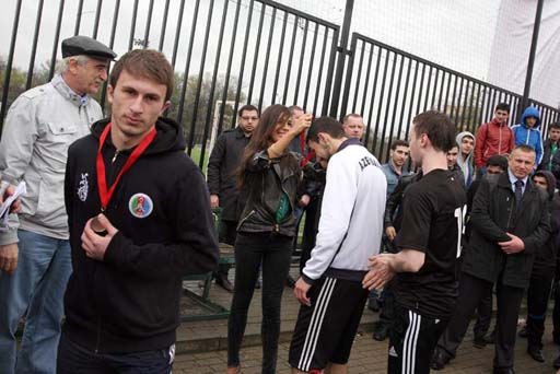 Leyla Əliyeva RAGT-nin mini-futbol üzrə "Heydər Əliyev Kuboku" turnirinə tamaşa edib (FOTO)